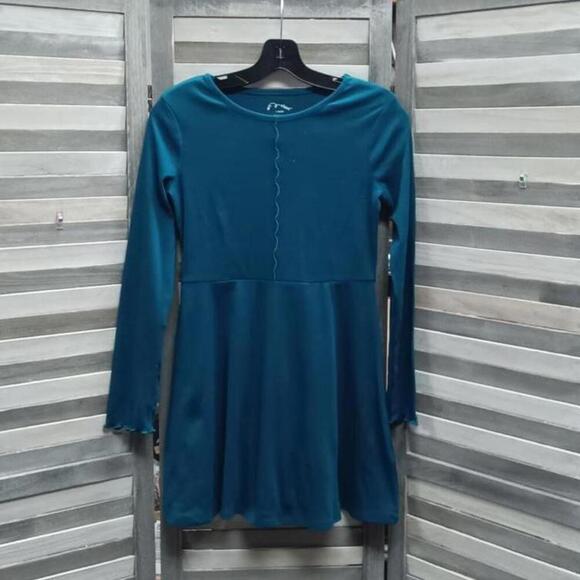 Girls' Long Sleeve Seam Front Fitted Dress | Art Class | Large (10/12) - Picture 1 of 7